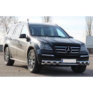 Voorste bullbar ST015 (RVS) Mercedes GL-klasse X164 2006–2012 foto 3