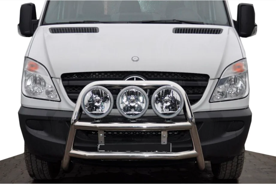 Mercedes Sprinter W906 2006–2018 Hoge bullbar WT018 (RVS) Image