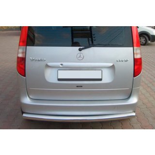 Achter bullbar (RVS) Mercedes Vaneo W414 2001–2005 foto 2