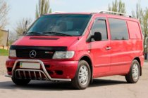 Mercedes Vito W638 1996–2003 Bullbar met zijbeugels WT002 Plus (RVS) foto 2