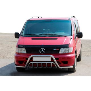 Bullbar met zijbeugels WT002 Plus (RVS) Mercedes Vito W638 1996–2003 foto 3