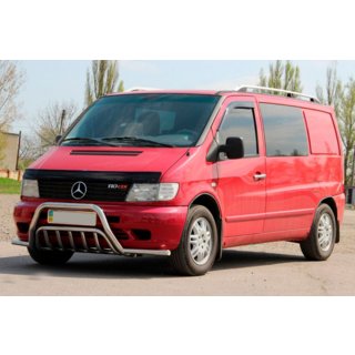 Bullbar met zijbeugels WT002 Plus (RVS) Mercedes Vito W638 1996–2003 foto 2