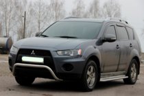 Mitsubishi Outlander 2006–2012 Bullbar WT007 (rvs) foto 2