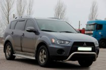 Mitsubishi Outlander 2006–2012 Bullbar WT007 (rvs) foto 3
