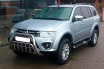 Mitsubishi Pajero Sport 2008–2015 Bullbar voorzijde WT002 (RVS) foto 2