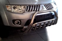 Mitsubishi Pajero Sport 2008–2015 Bullbar voorzijde WT002 (RVS) foto 4