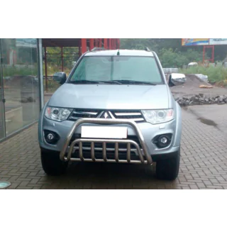Bullbar voorzijde WT002 (RVS) Mitsubishi Pajero Sport 2008–2015 foto 1