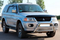 Mitsubishi Pajero Sport 1996–2007 Bullbar WT022 (RVS) foto 3