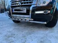 Mitsubishi Pajero Wagon IV 2006–2021 RVS voorbumperbescherming ST015 foto 6