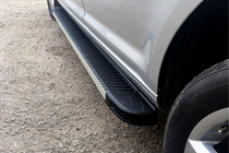 Volkswagen Caddy 2010–2015 MAYA sidebars (set 2 st., aluminium) Maxi basis foto 1