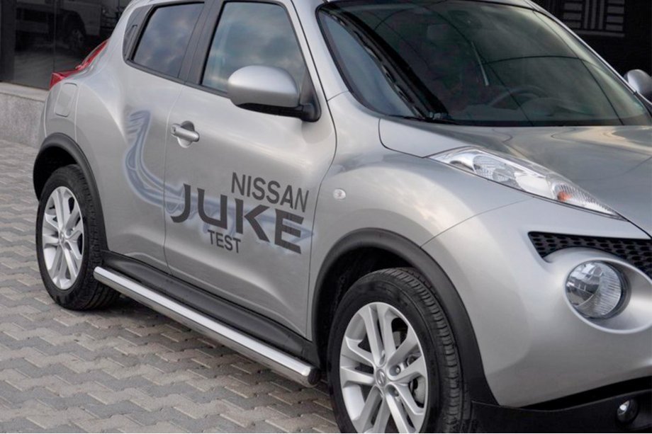 Nissan Juke 2010–2019 Sidebars Ø60 (2 stuks, RVS) Image