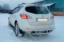 Nissan Murano 2008–2014 AK RVS achterbeschermbeugel foto 3