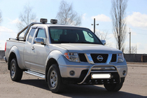 Nissan Navara 2006–2015 Bullbar WT003 (RVS) foto 5