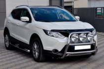 Nissan Qashqai 2014–2021 Bullbar WT018 (RVS) foto 1