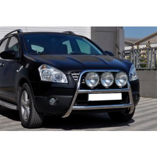 Bullbar WT018 (RVS) Nissan Qashqai 2007–2010 foto 2