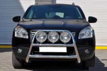 Nissan Qashqai 2010–2014 Bullbar WT018 (RVS) foto 1