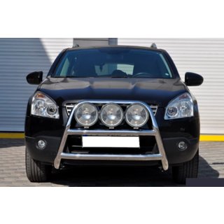 Bullbar WT018 (RVS) Nissan Qashqai 2010–2014 foto 1