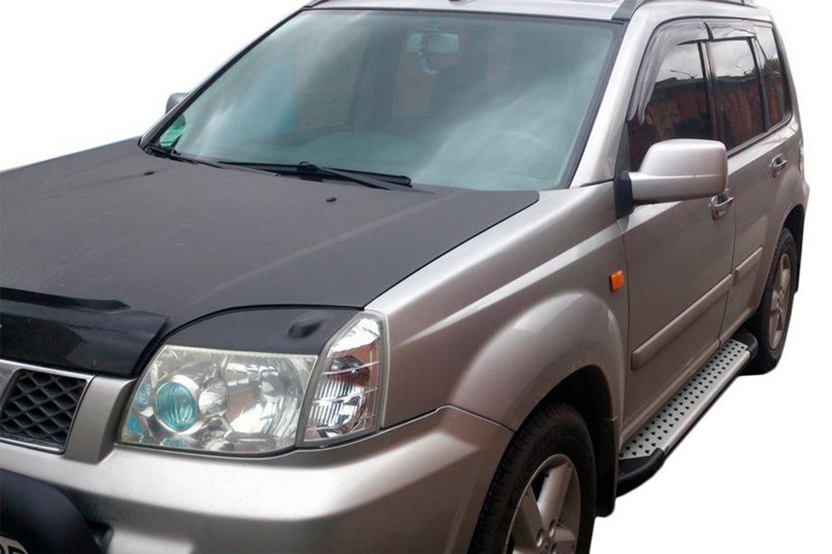 Nissan X-trail T30 2002–2007 Zijsteps Allmond Grey (2 stuks, aluminium) Image
