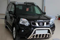 Nissan X-trail T31 2007–2014 Voorste bullbar WT002 (RVS) foto 5