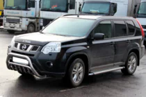 Nissan X-trail T31 2007–2014 Voorste bullbar WT002 (RVS) foto 3