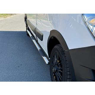 Sidebars BB002 (2 stuks, RVS) Nissan NV400 2010–2024 foto 3