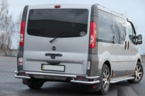Opel Vivaro 2001–2015 Achterbeschermbeugel AK-Special (RVS) foto 4