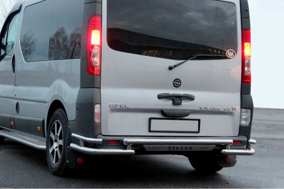 Opel Vivaro 2001–2015 Achterbeschermbeugel AK-Special (RVS) Image
