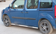 Mercedes Citan 2013–2021 Sidebars (2 stuks, RVS) foto 2