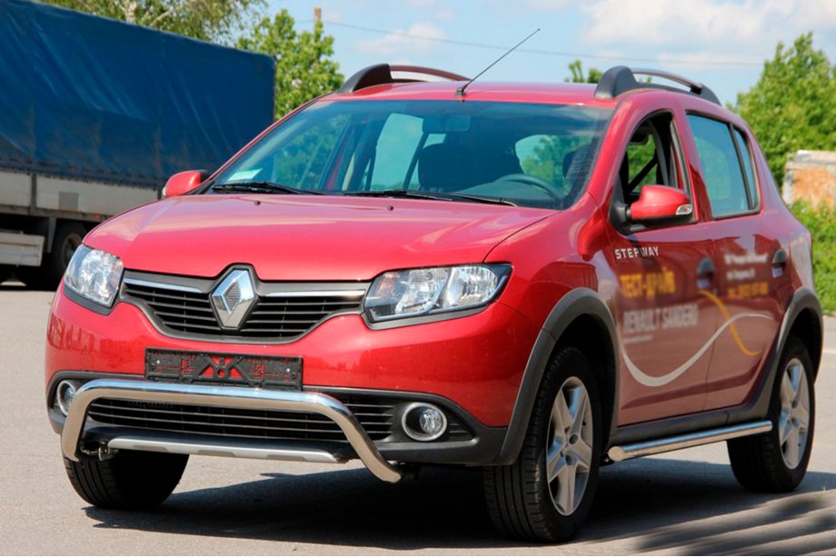 Dacia Sandero 2013–2020 Voorbumperbeugel WT007 (RVS) Image