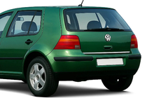 Volkswagen Golf 4 1997–2006 Kofferbakrand (RVS) foto 2