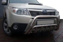 Subaru Forester 2008–2013 Bullbar WT002 (RVS) foto 1