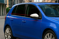 Volkswagen Golf 6 2008–2014 Raamomlijsting (4 stuks, RVS) OmsaLine - Italiaans roestvrij staal foto 2