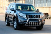 Toyota Land Cruiser Prado 150 2009–2023 Bullbar WT002 (RVS) foto 4