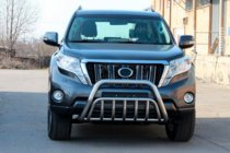 Toyota Land Cruiser Prado 150 2009–2023 Bullbar WT002 (RVS) foto 5