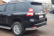 Toyota Land Cruiser Prado 150 2009–2023 Achterbeschermbeugel AK005-2 (RVS) foto 4