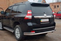 Toyota Land Cruiser Prado 150 2009–2023 Achterbeschermbeugel AK005-2 (RVS) foto 5