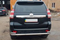 Toyota Land Cruiser Prado 150 2009–2023 Achterbeschermbeugel AK005-2 (RVS) foto 6