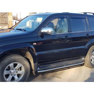 Bescherming voor zijtreden BB004 (2 st., RVS) Toyota Land Cruiser Prado 120 2002–2009 foto 3