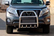 Toyota Land Cruiser Prado 150 2009–2023 Bullbar QT007 (RVS) foto 1