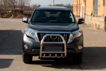 Toyota Land Cruiser Prado 150 2009–2023 Bullbar QT007 (RVS) foto 3