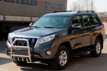 Toyota Land Cruiser Prado 150 2009–2023 Bullbar QT007 (RVS) foto 2