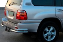 Toyota Land Cruiser 100 1998–2007 Achterhoekstukken AK003-Double (2 st., RVS) foto 1