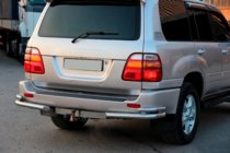 Toyota Land Cruiser 100 1998–2007 Achterhoekstukken AK003-Double (2 st., RVS) foto 2