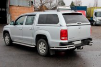 Volkswagen Amarok 2010–2022 Achterhoekstukken AK003-Double (2 st., RVS) foto 1