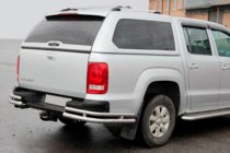 Volkswagen Amarok 2010–2022 Achterhoekstukken AK003-Double (2 st., RVS) foto 2