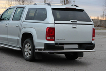 Volkswagen Amarok 2010–2022 Achterbeschermbeugel AK005-2 (2 stuks, RVS) foto 2