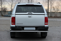 Volkswagen Amarok 2010–2022 Achterbeschermbeugel AK005-2 (2 stuks, RVS) foto 3