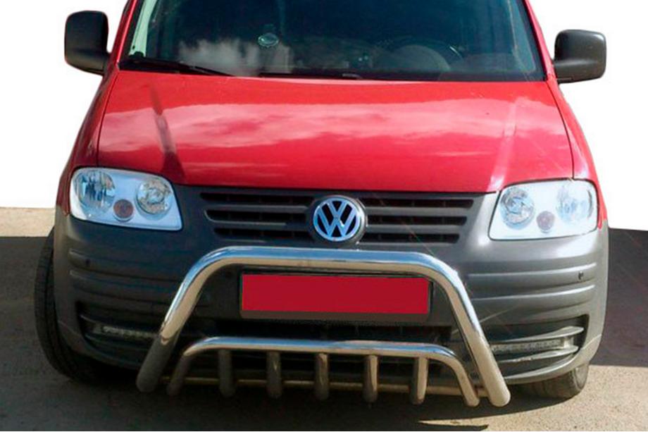 Volkswagen Caddy 2004–2010 Bullbar WT002 (RVS) Image