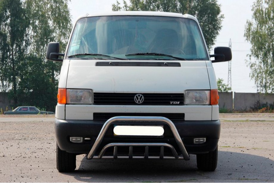 Volkswagen T4 Caravelle/Multivan 1990–2003 Bullbar WT002 (RVS) Image