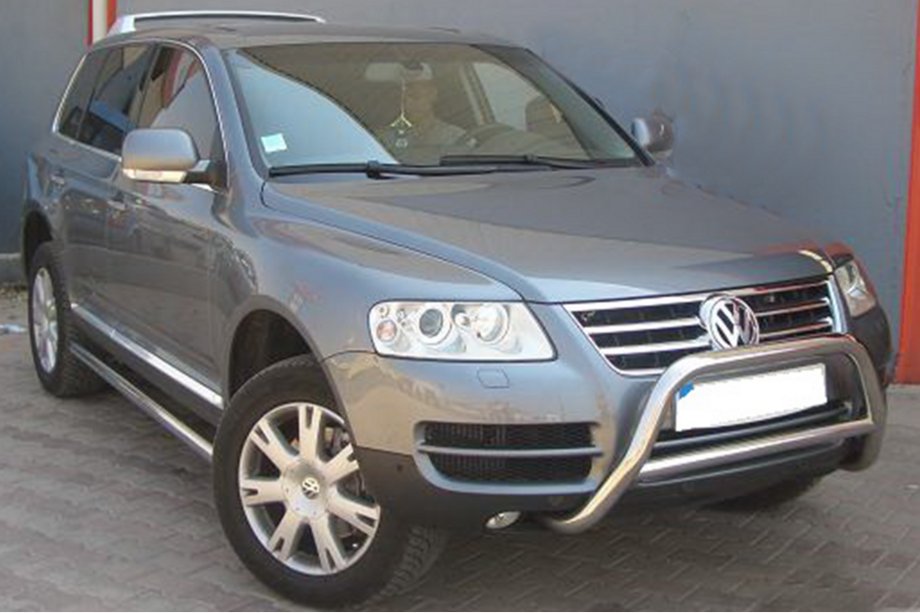 Volkswagen Touareg 2002–2010 Bullbar WT005 Colt (RVS) Foto 5